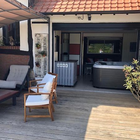 Gite Piscine Jacuzzi Privatises Clos Valentin Freulleville ภายนอก รูปภาพ